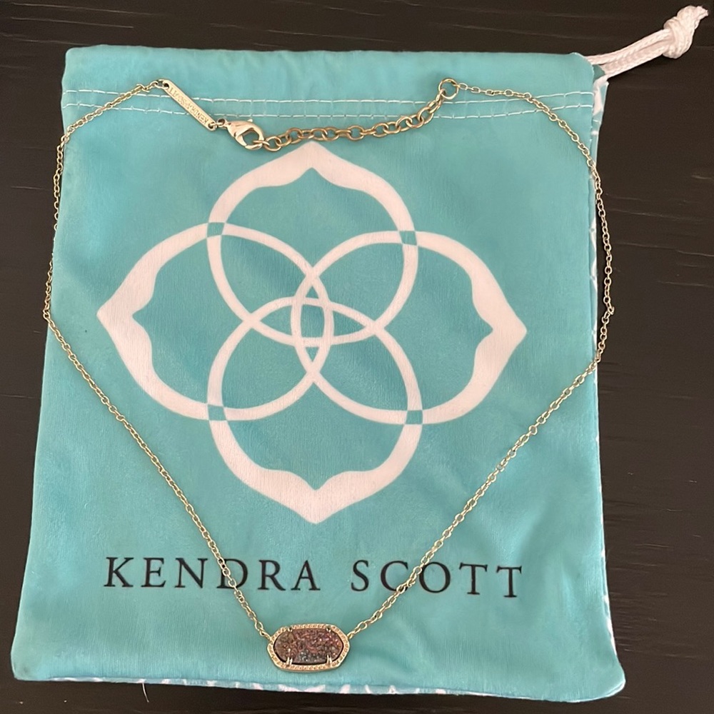 Kendra Scott Gold Toned Druze necklace
